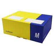 Scatola Automontante Pick&Post M Blasetti - 36x24x12 cm - 0263 (Giallo e Blu)