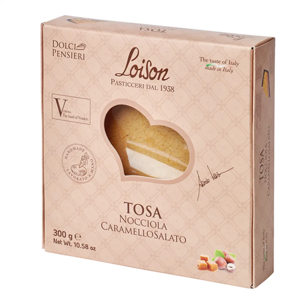 Torta Tosa Loison - Nocciola e Caramello Salato - 581 (Conf. 300 g)