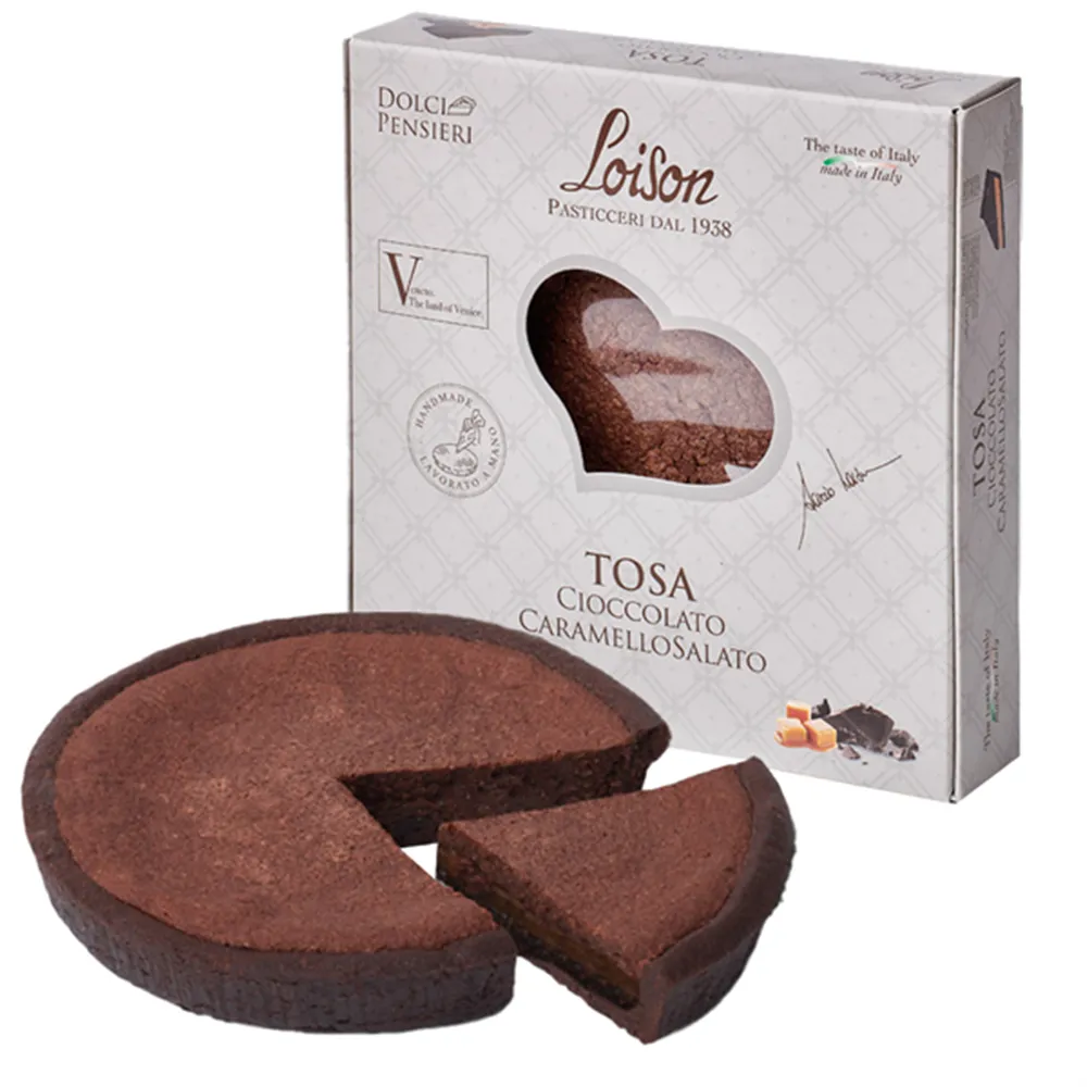 Torta Tosa Loison - Cioccolato e Caramello Salato - 580 (Conf. 300 g)