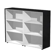 Mobile Medio a Giorno Prestige Artexport - 162,8x43x119,8 cm - 935C-8 (Nero Venato)