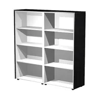 Mobile Medio Alto a Giorno Prestige Artexport - 162,8x43x158,2 cm - 937C-8 (Nero Venato)