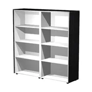 Mobile Medio Alto a Giorno Prestige Artexport - 162,8x43x158,2 cm - 937C-8 (Nero Venato)