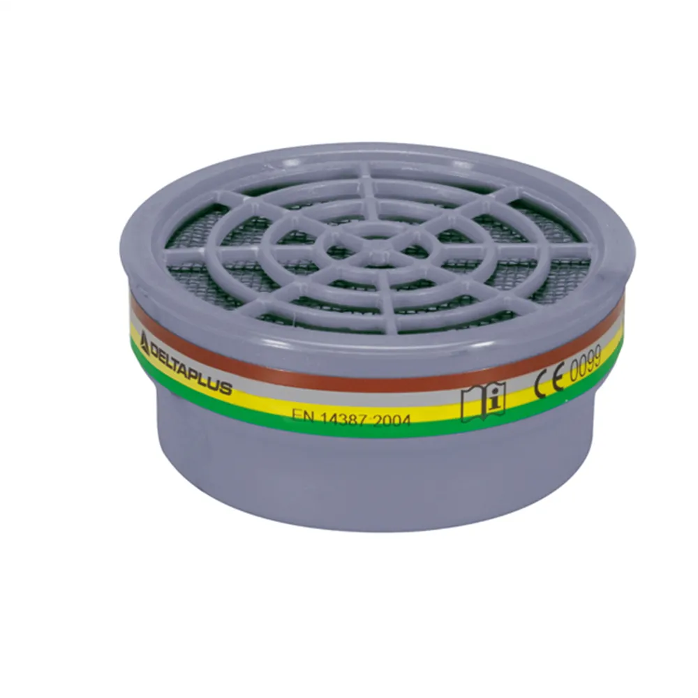 Filtro A1B1E1K1 per Semimaschera M6400 Spray Kit Delta Plus - M6000EABEK1 (Grigio Conf. 2)