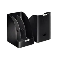 Portariviste Plus Jumbo Leitz - 24x31x21 cm - 52390095 (Nero)