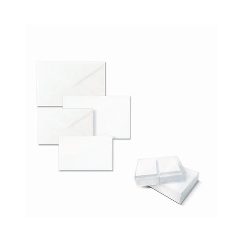 Biglietti e Buste Ellebi Sadoch - Bristol - 9x14 cm - 8309 (Bianco Conf. 100) - Foto 1 di 1