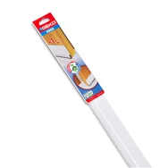 Paraspifferi per Porte Door Geko - con Spazzola Fissa e Feltro - 100 cm - 1500/12 (Bianco)