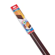 Paraspifferi per Porte Door Geko - con Spazzola Fissa e Feltro - 100 cm - 1500/11 (Marrone)