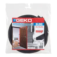 Guarnizione Adesiva per Isolamento Porte Blindate Geko - 15 mm x 8 m - 1310/2 (Antracite)