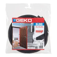 Guarnizione Adesiva per Isolamento Porte Blindate Geko - 15 mm x 8 m - 1310/2 (Antracite)