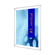 Cornice con Pinze Poster Stretch Studio-T - 70x100 cm - PSO70X100 (Argento)