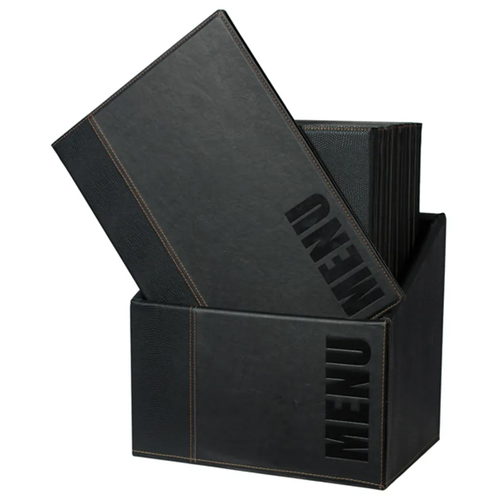 Portamenù Trendy Securit - 34x24 cm - MC-BOX-TRA4-BL (Nero Conf. 20)