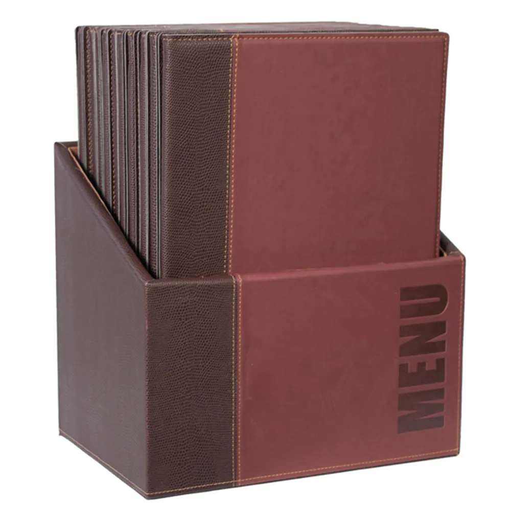 Portamenù Trendy Securit - 34x24 cm - MC-BOX-TRA4-WR (Bordeaux Conf. 20)