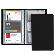 Portabiglietti da Visita Favorit - 60 Biglietti - 12,5x20,5 cm - 100460549 (Nero)