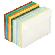 Cartoncini e Buste Favini - 9x14 cm - 200 g - A57X154 (Assortiti Forti e Tenui Conf. 100)