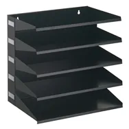 Portadocumenti Sorter Rack Durable - 33x36x25 cm - 5 Scomparti - 3360-01 (Nero)