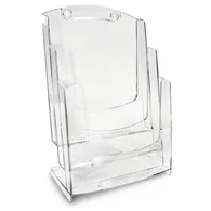 Portadepliant da Tavolo Arda - 3 Tasche - A4 - 70A43 (Trasparente)