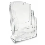 Portadepliant da Tavolo Arda - 3 Tasche - A4 - 70A43 (Trasparente)