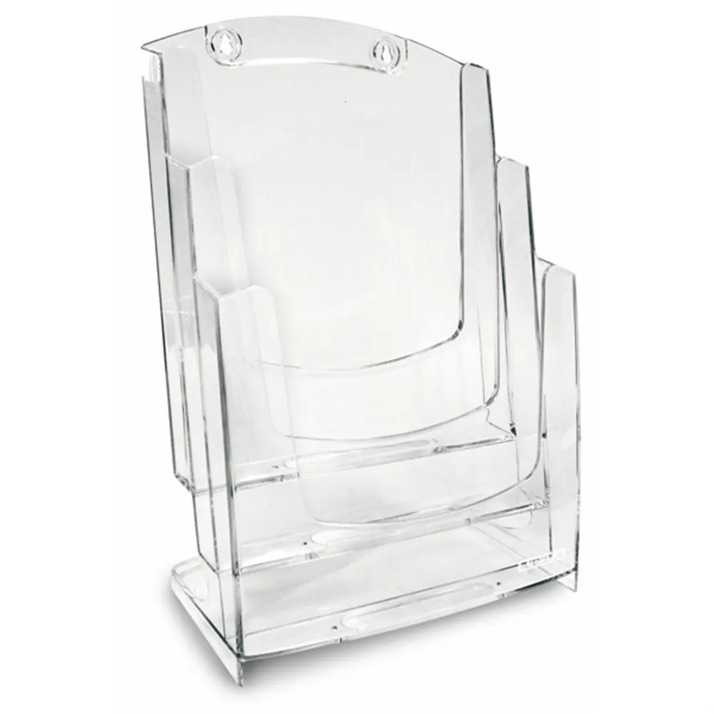 Portadepliant da Tavolo Arda - 3 Tasche - A4 - 70A43 (Trasparente)