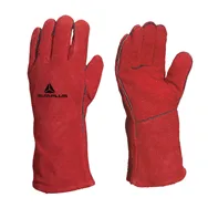 Guanti in Crosta di Bovino CA515R Delta Plus - Taglia 10 - CA515R10 (Rosso Conf. 12)