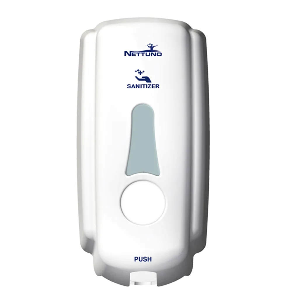 Dispenser da Parete per Sapone Liquido T-Small Nettuno - 1 Litro - 90400 (Bianco) Dispenser da Parete per Sapone Liquido T-Small Nettuno - 1 Litro - 90400 (Bianco)