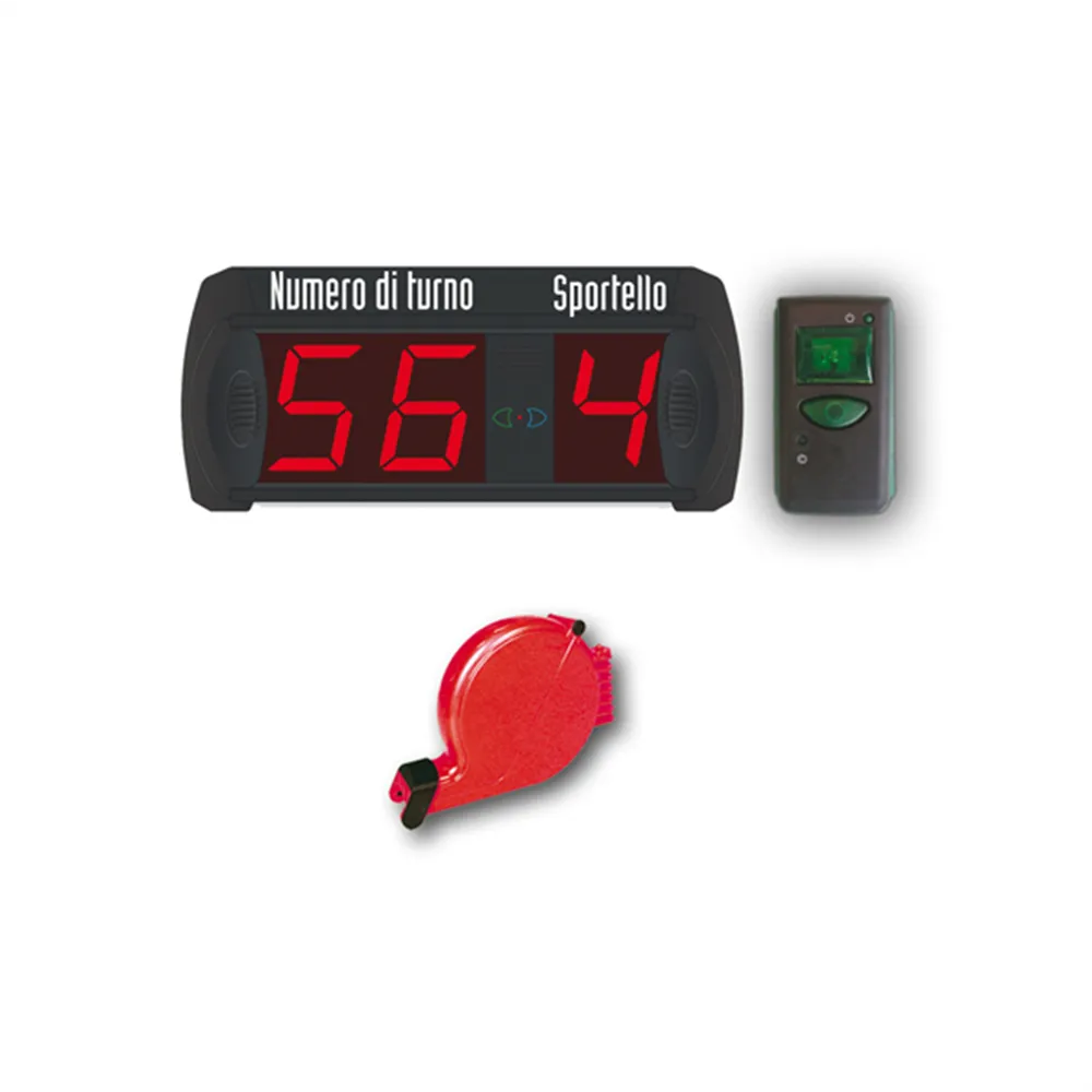 Kit Eliminacode Printex - Turno e Sportello - TR/DIS MDP-M21 (Display, Chiocciola, Telecomando)