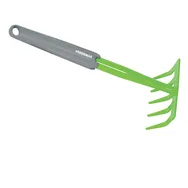 Rastrello a 5 Denti Verdemax - 28 cm - 3963 (Grigio e Verde)