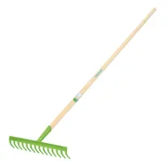 Rastrello a 14 Denti Verdemax - 130 cm - 3285 (Grigio e Verde)