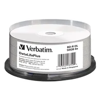 DVD Blu Ray Verbatim - BD-R - 50 GB - Printable - Spindle - 43749 (Conf. 25)