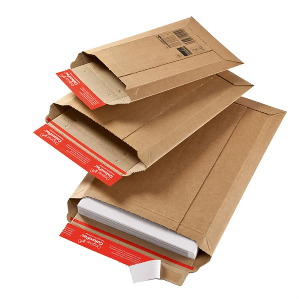 Busta a Sacco in Cartone Colompac - 29x40x5 cm - CP010.07 (Avana Conf. 20)