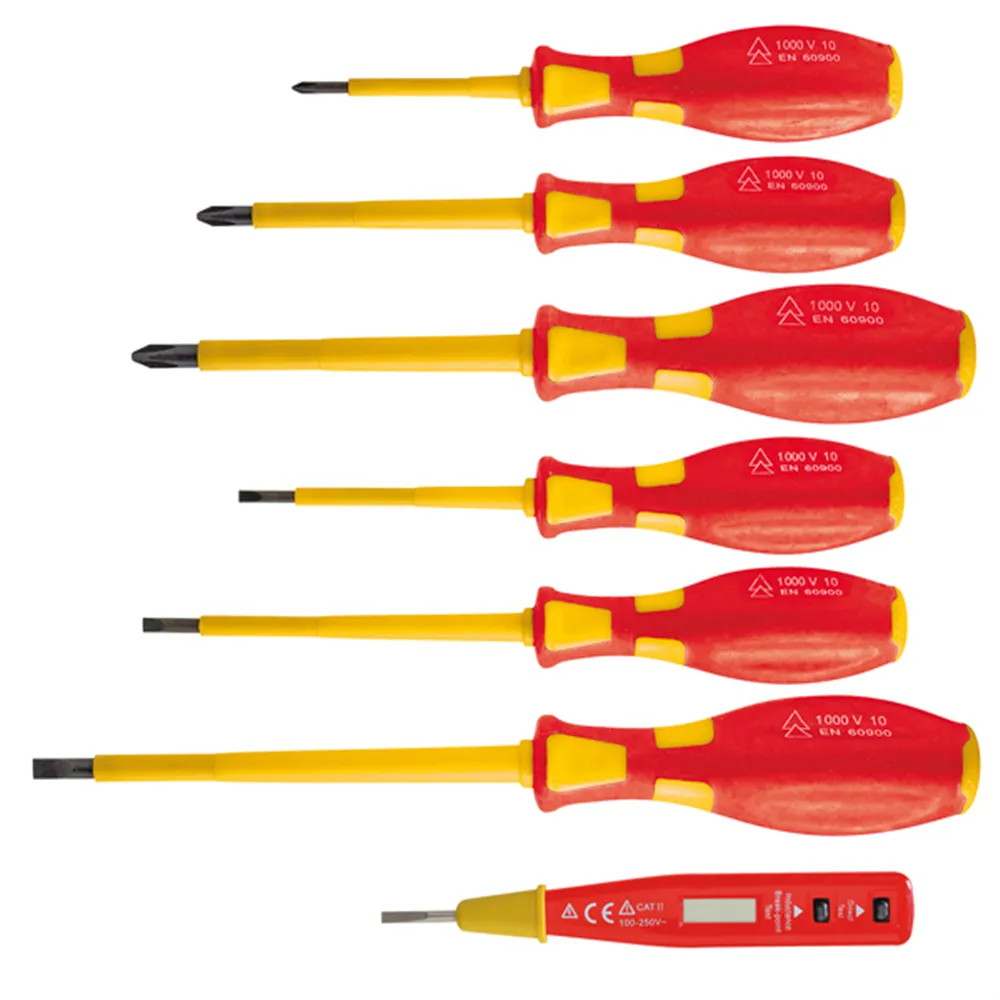 Cacciavite Isolato 1000 V Valex - Misure Assortite - 1463639 (Arancione Conf. 7)