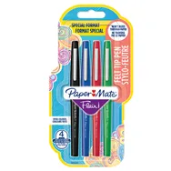 Penna con Punta Sintetica Flair Nylon Paper Mate - 1 mm - 2032365 (Assortiti Classic Conf. 4)