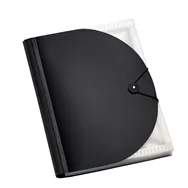 Portadocumenti a Soffietto Plastidea Iternet - 13 Tasche - A4 - 7041NE (Nero)