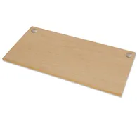 Piano di Lavoro per Scrivania Cambio Fellowes - 160x80x2,5 cm - 9870701 (Acero)