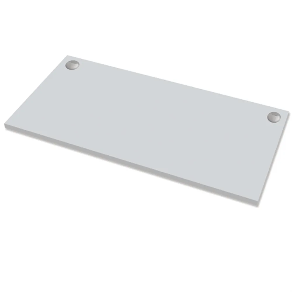 Piano di Lavoro per Scrivania Cambio Fellowes - 160x80x2,5 cm - 9870401 (Grigio)