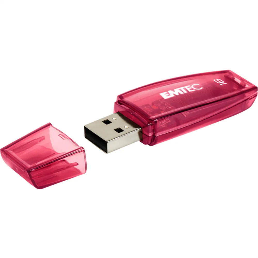 Pen Drive C410 Emtec - USB 2.0 - 16 GB - ECMMD16GC410 (Rosso)