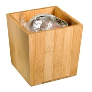 Mini Cestino Bamboo Leone - 11x11x11 cm - S0078 (Legno)