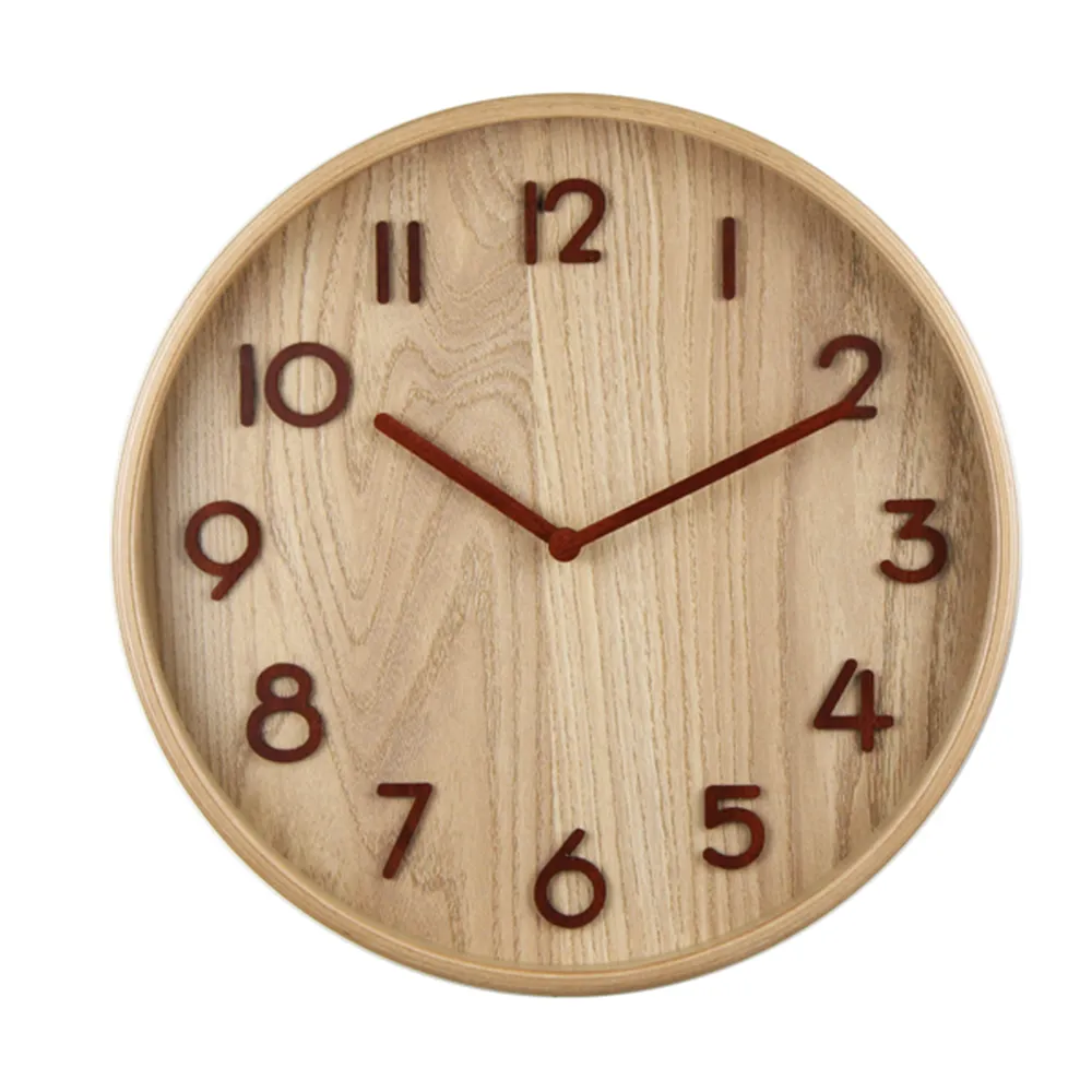Orologio da Parete Wood Methodo - 32 cm - V150050 (Legno)