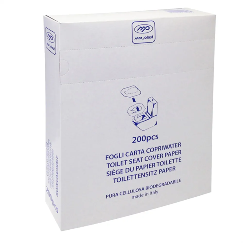 Veline Copriwater Mar Plast - 42x37,5 cm - A99912 (Bianco Conf. 200) Veline Copriwater Mar Plast - 42x37,5 cm - A99912 (Bianco Conf. 200)