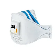 Mascherina FFP2 Aura 9322+ con Valvola 3M - 7100140882 (Bianco Conf. 10)