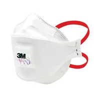 Mascherina FFP3 Aura 9322+ Gen3 con Valvola 3M - 7100134314 (Bianco Conf. 10)