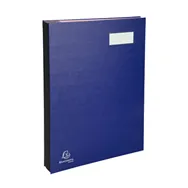 Libro Firma 20 Pagine Exacompta - 24x35 cm - 57022E (Blu)