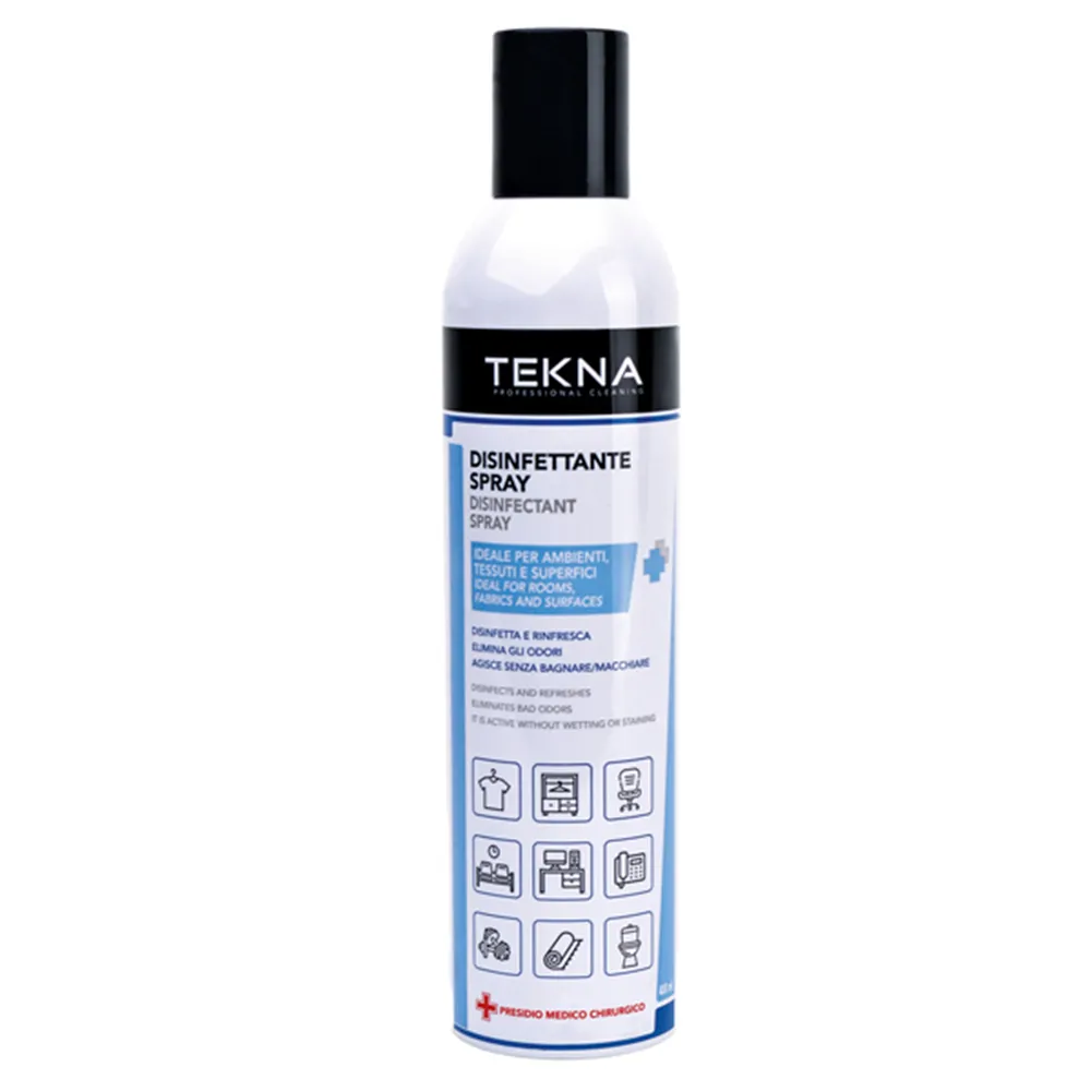 Detergente Disinfettante Alcolico per Superfici Tekna - K024 - Senza Profumo - 400 ml