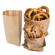 Sacchetto per Alimenti in Carta Kraft Rex Sadoch - 17x6x34 cm - MLN06 (Avana Conf. 100)