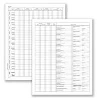 Registro Prospetto Riepilogativo Associazioni Sportive Data Ufficio - 8 Pagine - 24,5x31 cm - DU13852S000