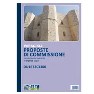 Blocco Proposte Commissione Data Ufficio - 33/33/33 Copie Autoricalcanti - 21,5x29,7 cm - DU1672C3300