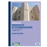 Blocco Proposte Commissione Data Ufficio - 50/50 Copie Autoricalcanti - 21,5x29,7 cm - DU16721C000