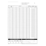 Blocco Registro Corrispettivi Data Ufficio - 12/12 Copie Autoricalcanti - 21,5x29,7 cm - DU168512C00
