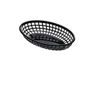 Cestino Ovale Americano Leone - 23,5x15x4,5 cm - T0508 (Nero Conf. 12)