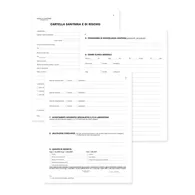 Registro Cartella Sanitaria di Rischio Data Ufficio - 34 Pagine Numerate - 24,5x31 cm - DU131910000