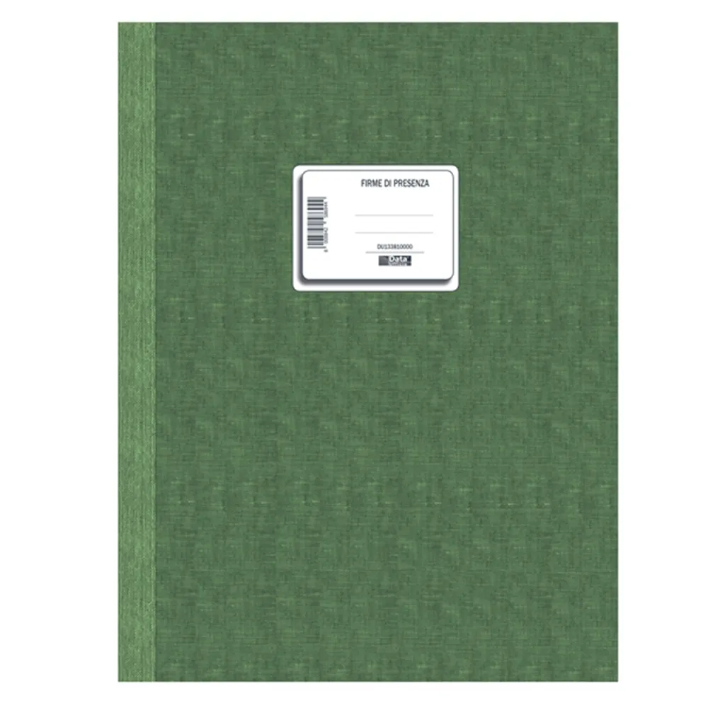 Registro Firme Presenze Data Ufficio - 49 Pagine - 24,5x31 cm - DU133810000